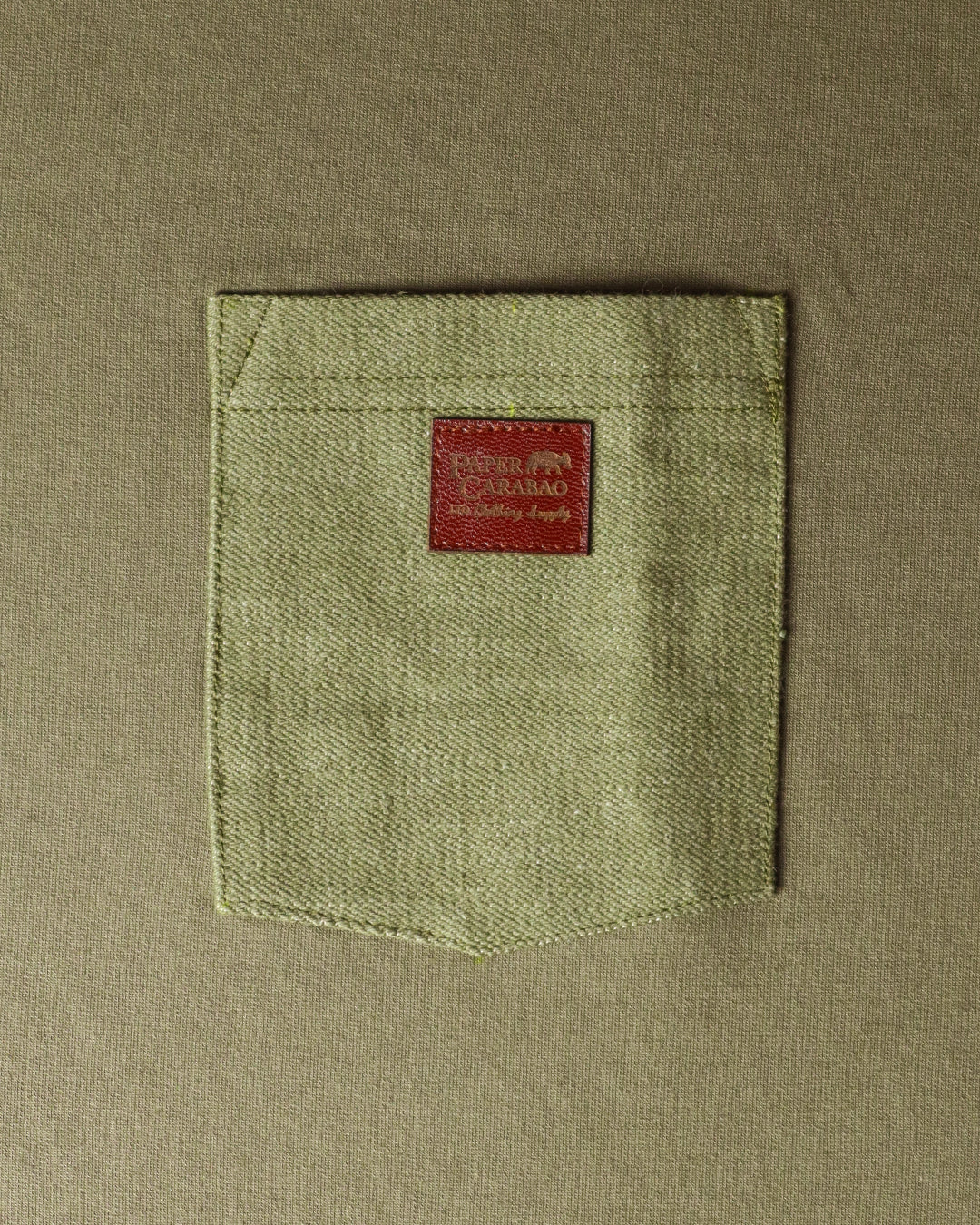 Crimson Collection Olive Denim Pocket