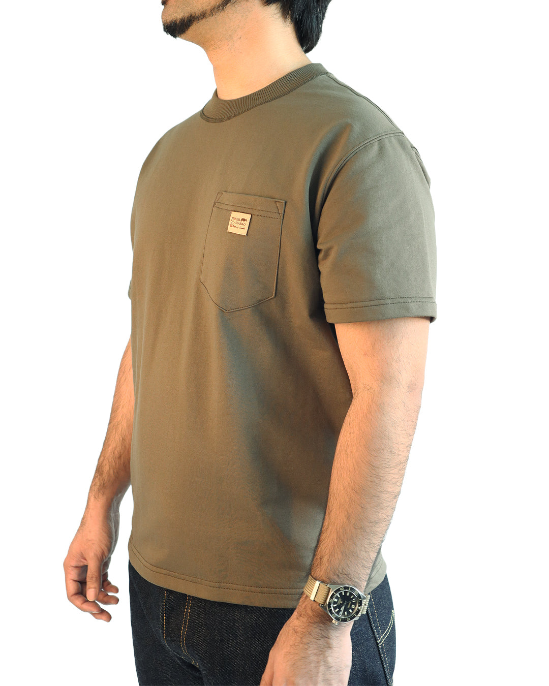 Premium Heritage Shirt in Olive (Signature)