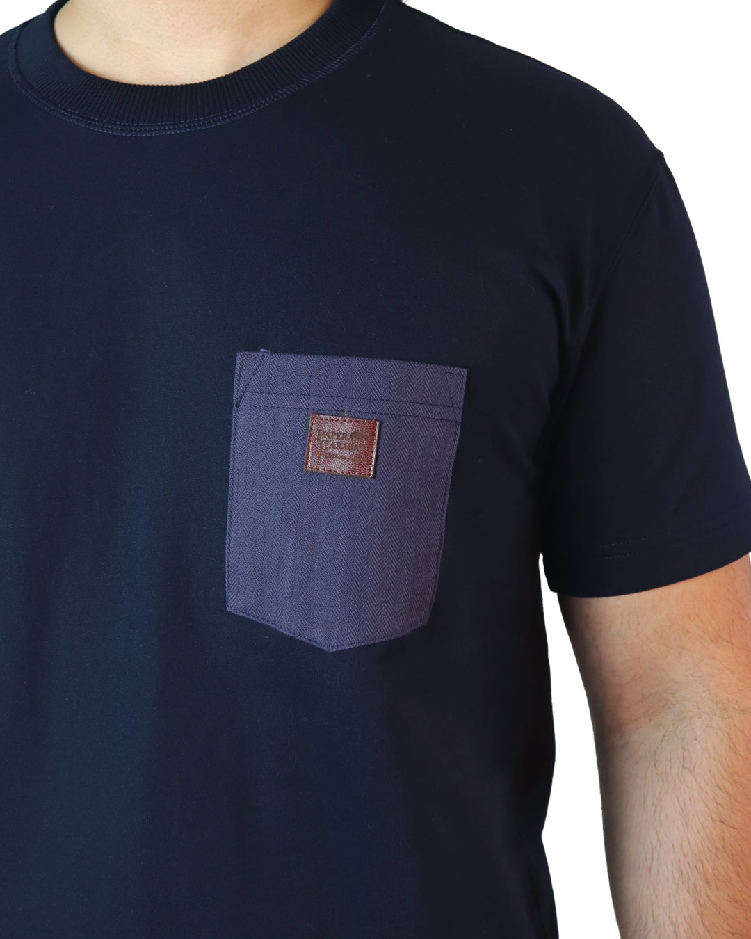 Crimson Collection Purple Herringbone Pocket
