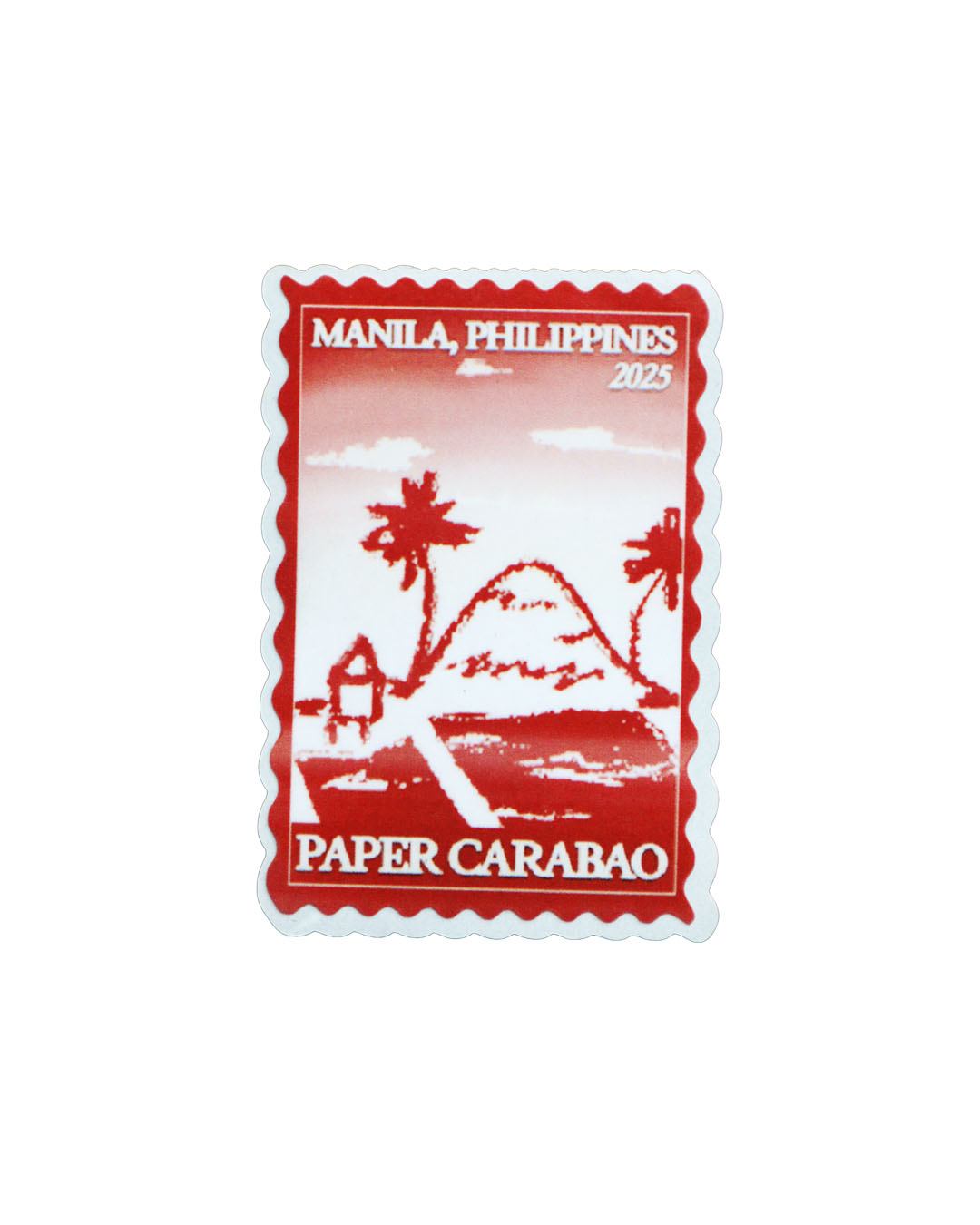 Caraba Paper Postage Stamp Sticker – Paper Carabao Clothing Supply Co.